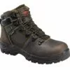 Avenger Mens Brown Leather Comp Toe 7401 Foundation 6in Work Boots -Boots Sales Shop A7401 1