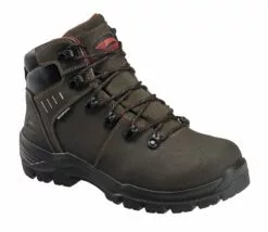 Avenger Mens Brown Leather Comp Toe 7402 Foundation MetG Work Boots