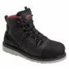 Avenger Mens Black Leather Comp Toe 7502 Wedge Work Boots -Boots Sales Shop A7502 1