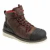 Avenger Mens Brown Leather Comp Toe 6in WP Wedge Work Boots 2 Avenger Mens Brown Leather Comp Toe 6in WP Wedge Work Boots -Boots Sales Shop A7506