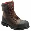 Avenger Mens 200G WP Comp Toe Work Boots M Brown Leather -Boots Sales Shop A7575