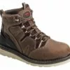 Avenger Mens Brown Leather Soft Toe PR EH 6in WP Work Boots -Boots Sales Shop A7606 1