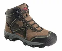 Avenger Mens Brown Leather Soft Toe 6in Crosscut PR WP Work Boots