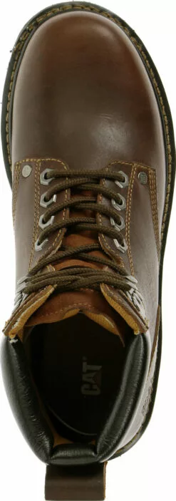 CAT Mens Second Shift Tan Oiled Leather Work Boots 17 CAT Mens Second Shift Tan Oiled Leather Work Boots -Boots Sales Shop CATM P72365 010715 S15 TOP 1