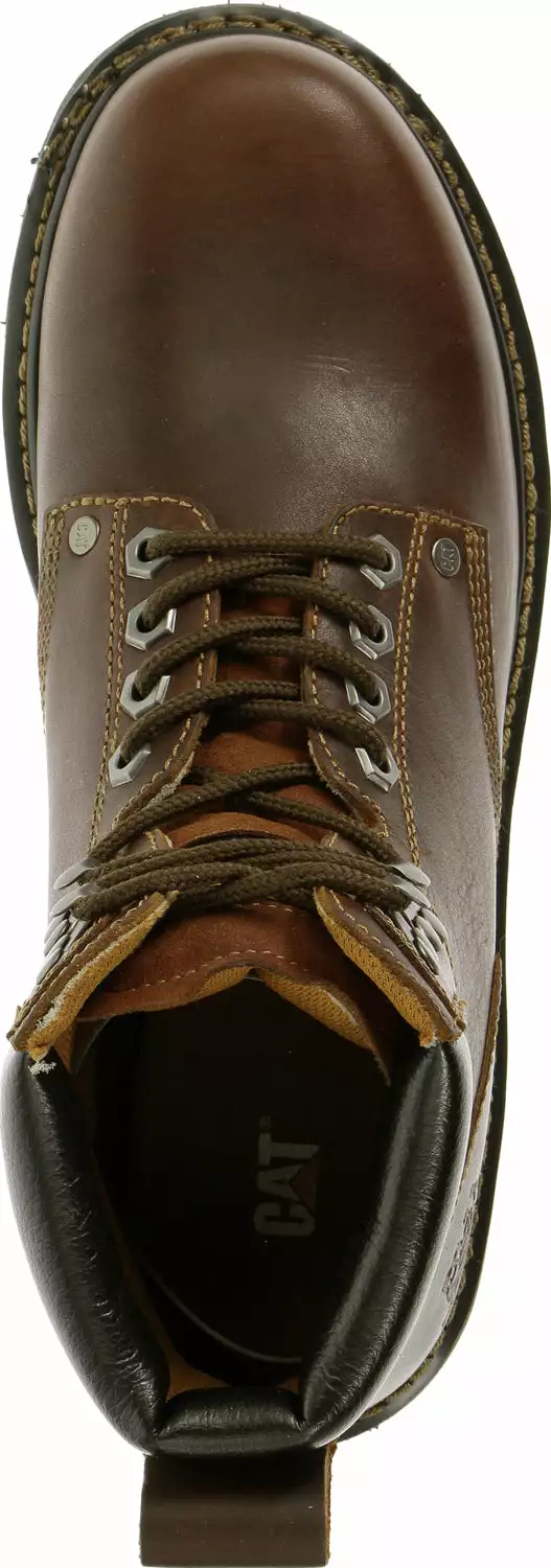 CAT Mens Second Shift Tan Oiled Leather Work Boots 10 CAT Mens Second Shift Tan Oiled Leather Work Boots - Image 8