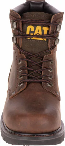 CAT Mens Second Shift Dark Brown Leather Work Boots 11 CAT Mens Second Shift Dark Brown Leather Work Boots -Boots Sales Shop CATM P72593 062816 S17 090 1