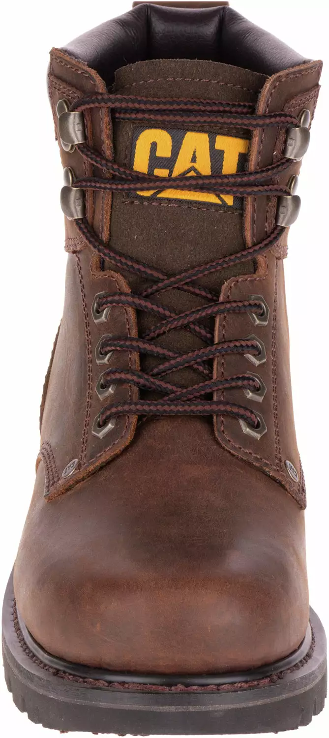 CAT Mens Second Shift Dark Brown Leather Work Boots 5 CAT Mens Second Shift Dark Brown Leather Work Boots - Image 3