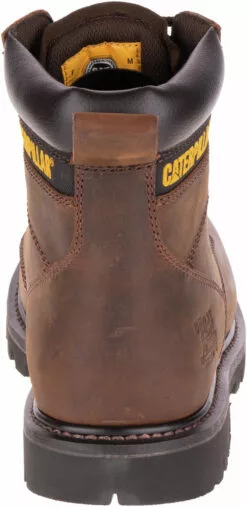 CAT Mens Second Shift Dark Brown Leather Work Boots 13 CAT Mens Second Shift Dark Brown Leather Work Boots -Boots Sales Shop CATM P72593 062816 S17 270 1