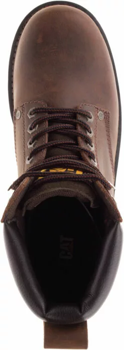 CAT Mens Second Shift Dark Brown Leather Work Boots 15 CAT Mens Second Shift Dark Brown Leather Work Boots -Boots Sales Shop CATM P72593 062816 S17 TOP 1
