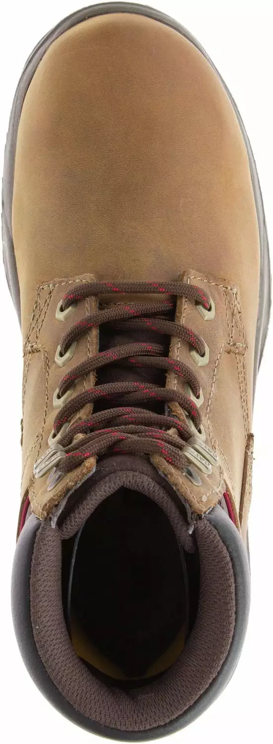 CAT Womens Dryverse 6In Wp Dark Beige Leather Work Boots 8 CAT Womens Dryverse 6In Wp Dark Beige Leather Work Boots - Image 6