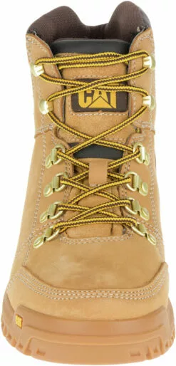 CAT Mens Outline Honey Reset Leather Work Boots 10 CAT Mens Outline Honey Reset Leather Work Boots -Boots Sales Shop CATM P74086 061416 S17 090 1