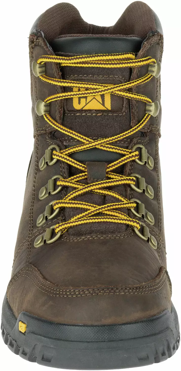 CAT Mens Outline Seal Brown Leather Work Boots 4 CAT Mens Outline Seal Brown Leather Work Boots - Image 2