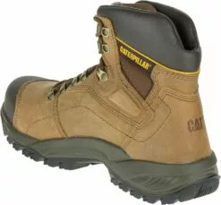 CAT Mens Diagnostic Hi St Dark Beige Leather Work Boots -Boots Sales Shop CATM P89940 091815 F15 225 1