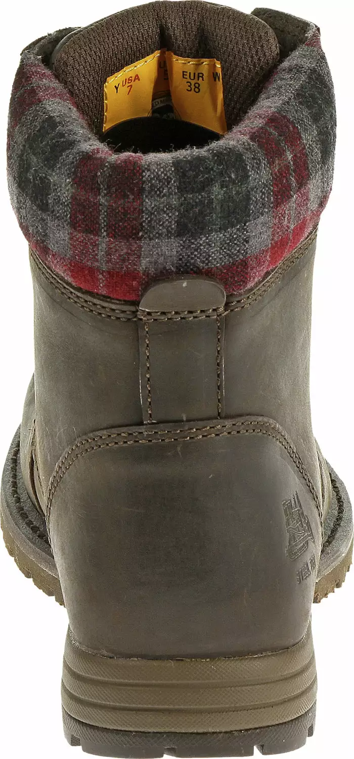 CAT Womens Kenzie St Bark Leather Work Boots 9 M 6 CAT Womens Kenzie St Bark Leather Work Boots 9 M - Image 4