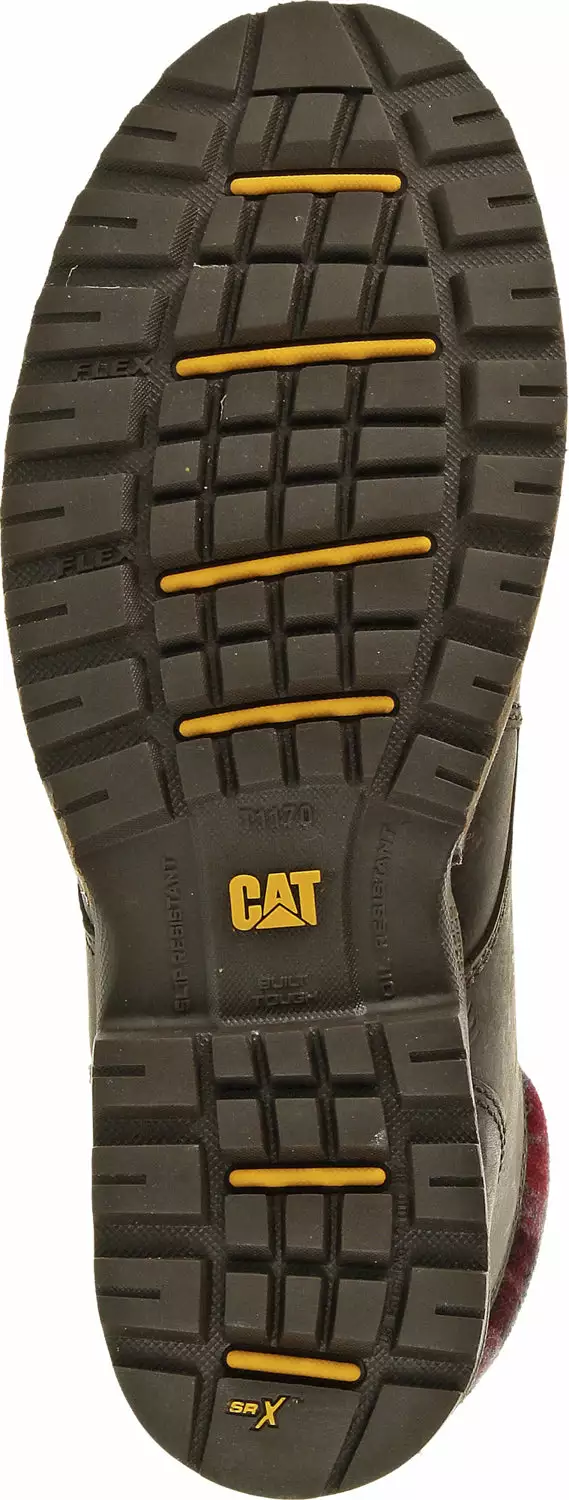 CAT Womens Kenzie St Bark Leather Work Boots 9 M 7 CAT Womens Kenzie St Bark Leather Work Boots 9 M - Image 5