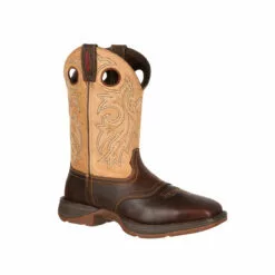 Durango Mens Brown/Tan Leather Work Boots -Boots Sales Shop DB019 square