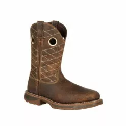 Boots Sales Shop 11 Workin' Rebel By Durango Mens Brown Leather 11in Steel Toe Cowboy Boots