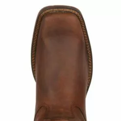 Durango Mens Trail Brown Leather Rebel Pull-On Western Work Boots 24 Durango Mens Trail Brown Leather Rebel Pull-On Western Work Boots -Boots Sales Shop DB5444 birdseye square