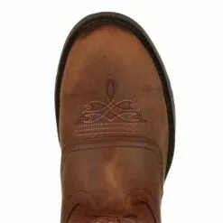 Durango Mens Brown Leather Saddle Western Work Boots -Boots Sales Shop DB5474 birdseye 53ffff70 fd4b 46fa aded 94f817d0c63d