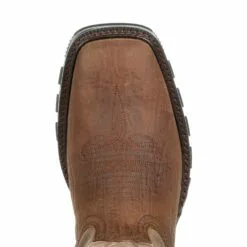 Durango Mens Bay Brown/Oat Leather Maverick XP Western Work Boots -Boots Sales Shop DDB0242 birdseye