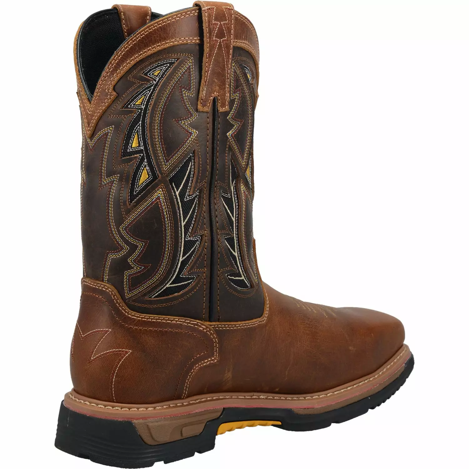 Dan Post Mens Warrior Work Boots Leather Tan/Brown 4 Dan Post Mens Warrior Work Boots Leather Tan/Brown - Image 2