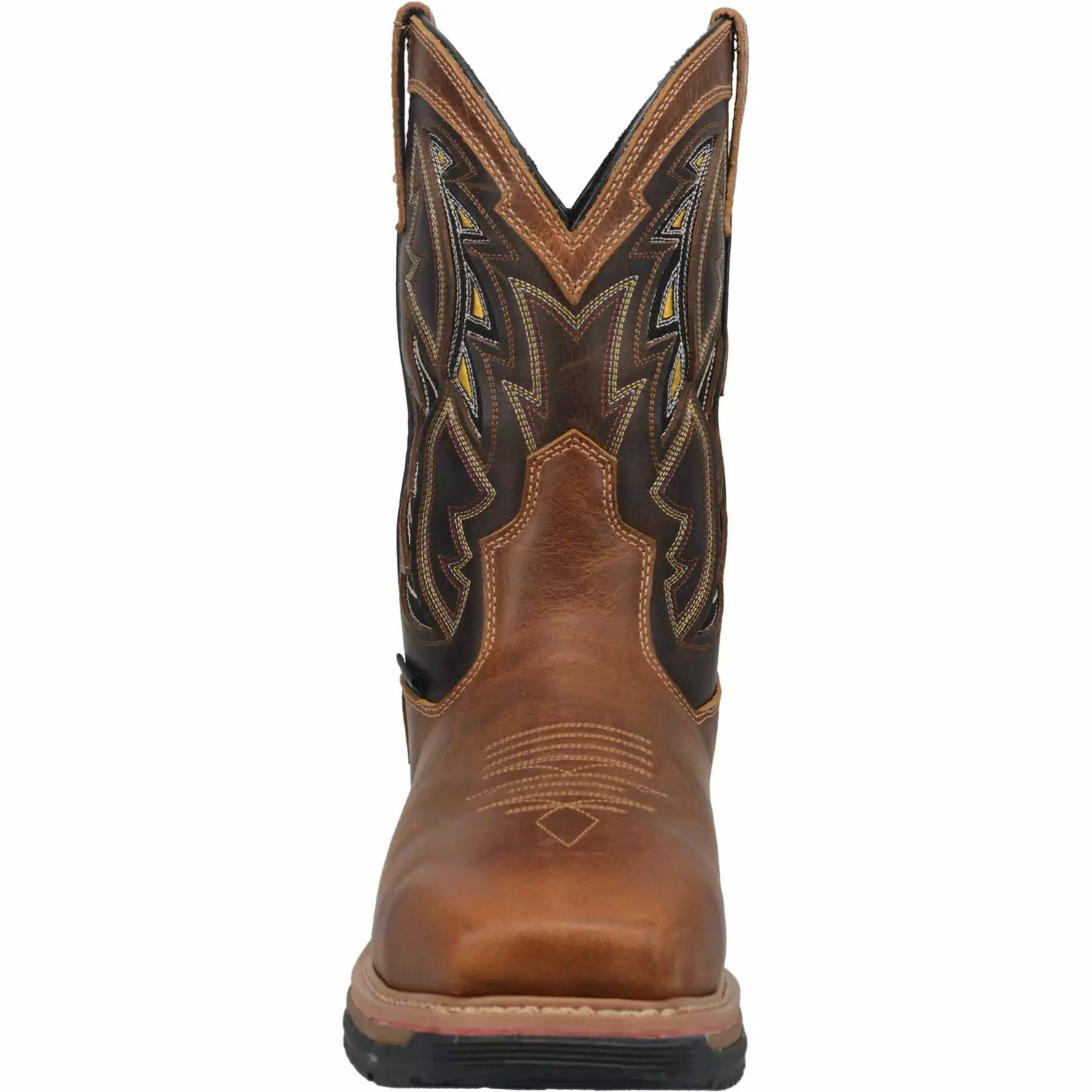 Dan Post Mens Warrior Work Boots Leather Tan/Brown 8 Dan Post Mens Warrior Work Boots Leather Tan/Brown - Image 6