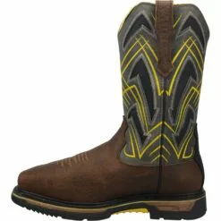 Dan Post Mens Cyclone Work Boots Leather Gray/Brown -Boots Sales Shop DP59436 3
