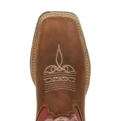 Durango Womens Briar/Rusty Leather Lady Rebel CT Work Boots -Boots Sales Shop DRD0220 birdseye