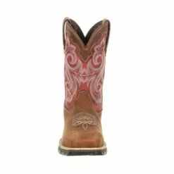 Durango Womens Briar/Rusty Leather Lady Rebel CT Work Boots -Boots Sales Shop DRD0220 front