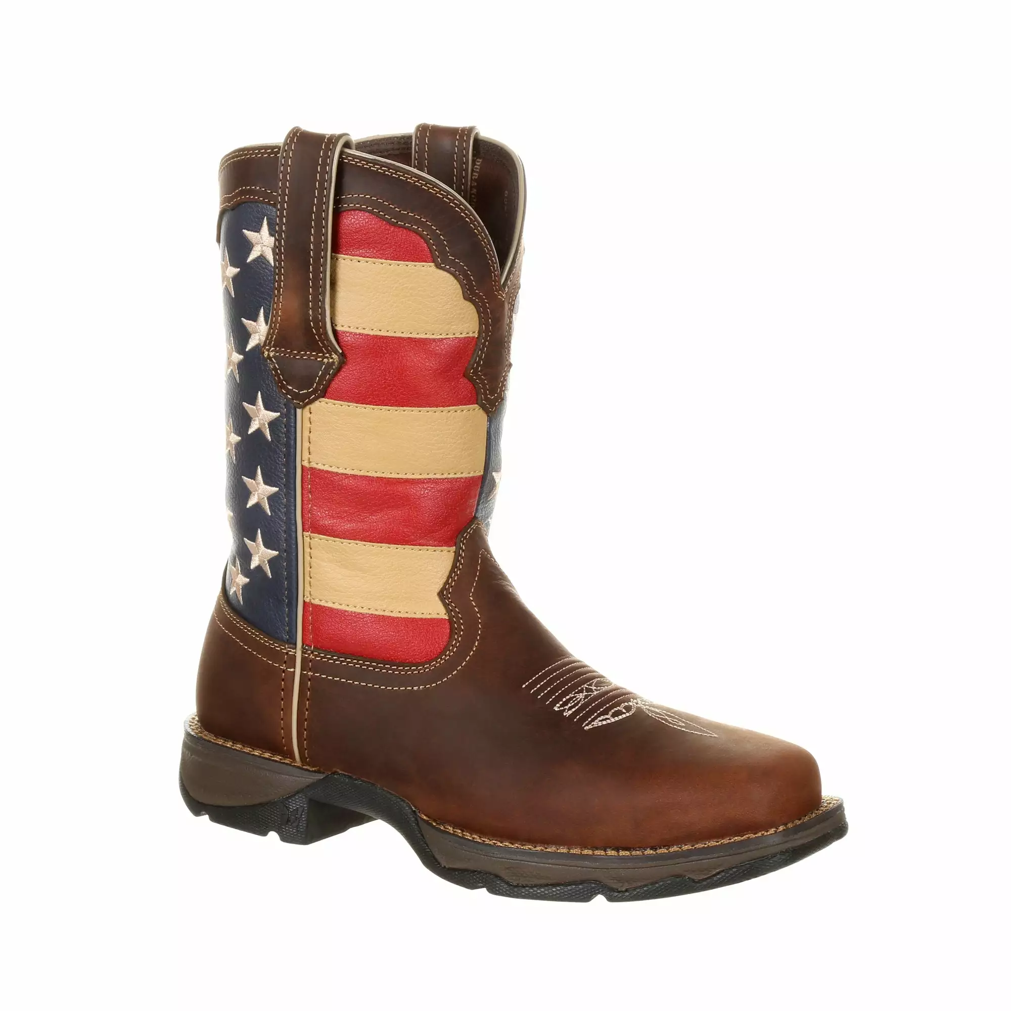 Durango Womens Union Flag Leather ST Patriotic Work Boots 3 Durango Womens Union Flag Leather ST Patriotic Work Boots