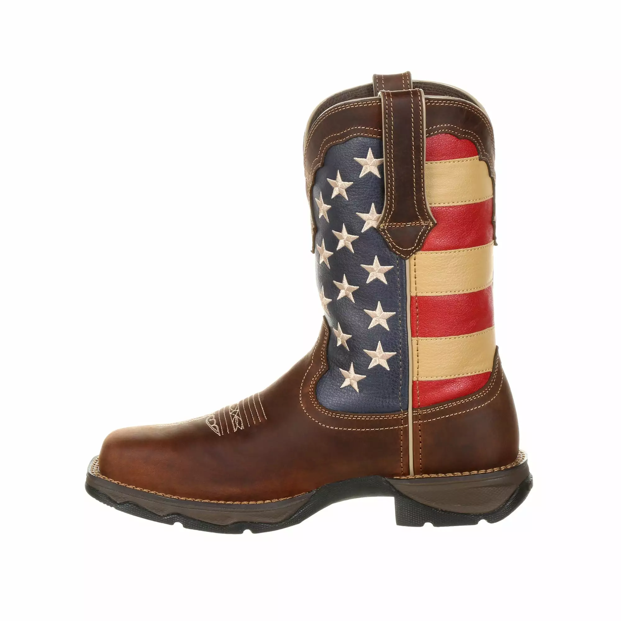 Durango Womens Union Flag Leather ST Patriotic Work Boots 7 Durango Womens Union Flag Leather ST Patriotic Work Boots - Image 5