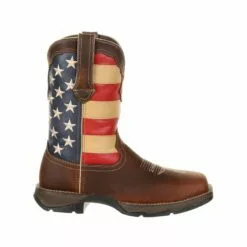Durango Womens Union Flag Leather ST Patriotic Work Boots 15 Durango Womens Union Flag Leather ST Patriotic Work Boots -Boots Sales Shop DRD0234 profile