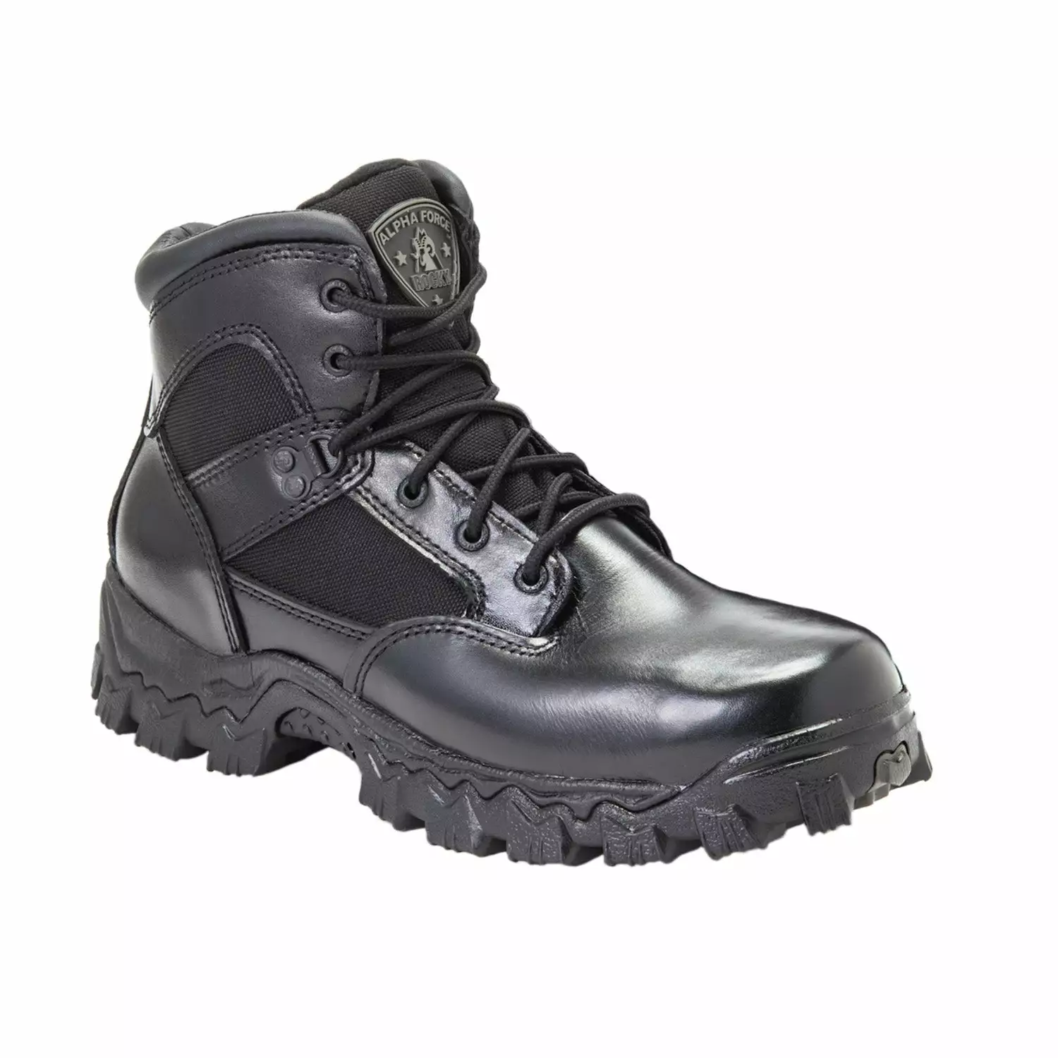 Rocky Boots Rocky Womens Black Leather Alpha Force WP Public Service Work Boots 3 Rocky Boots Rocky Womens Black Leather Alpha Force WP Public Service Work Boots