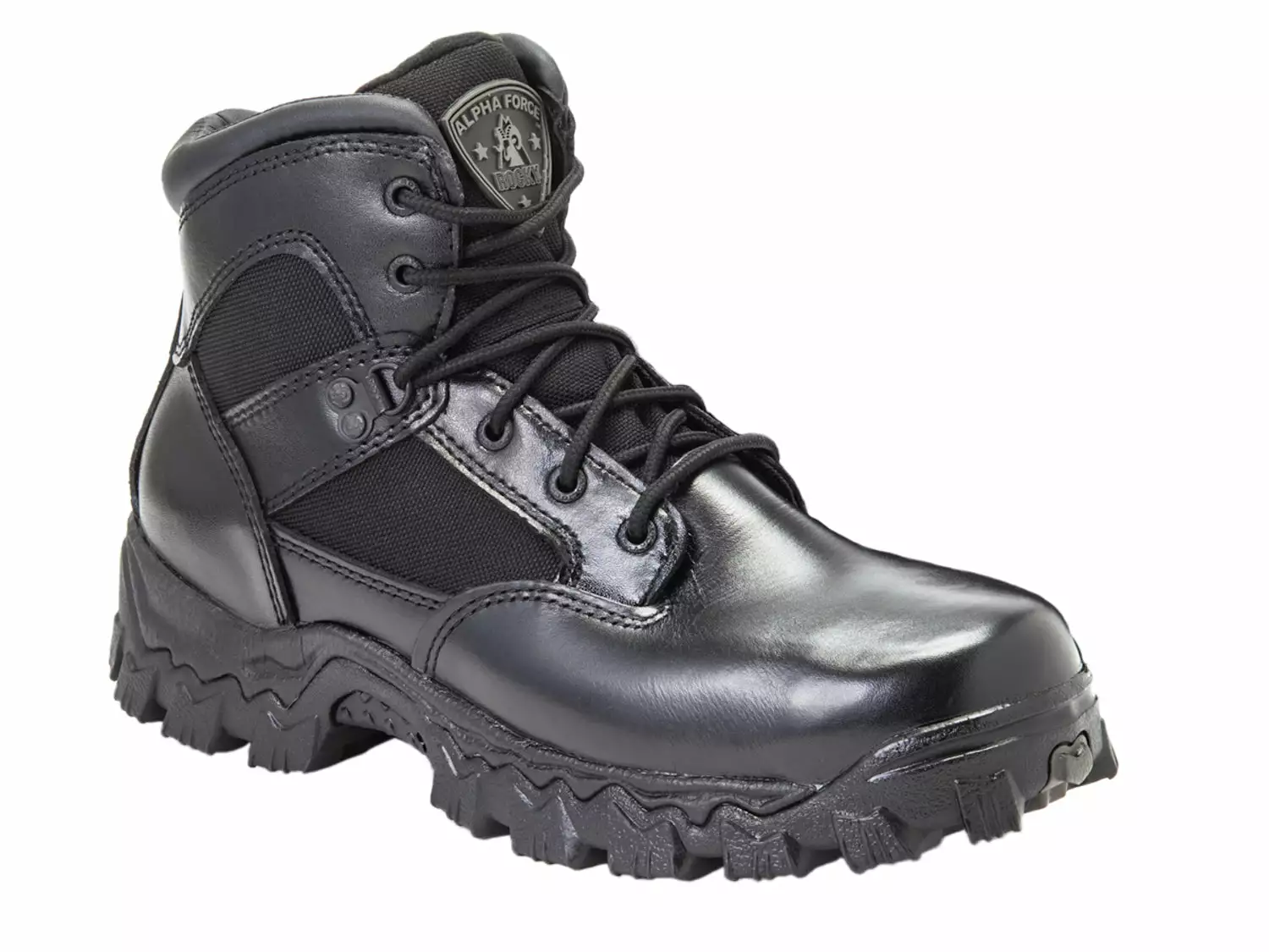 Rocky Boots Rocky Womens Black Leather Alpha Force WP Public Service Work Boots 12 Rocky Boots Rocky Womens Black Leather Alpha Force WP Public Service Work Boots - Image 10