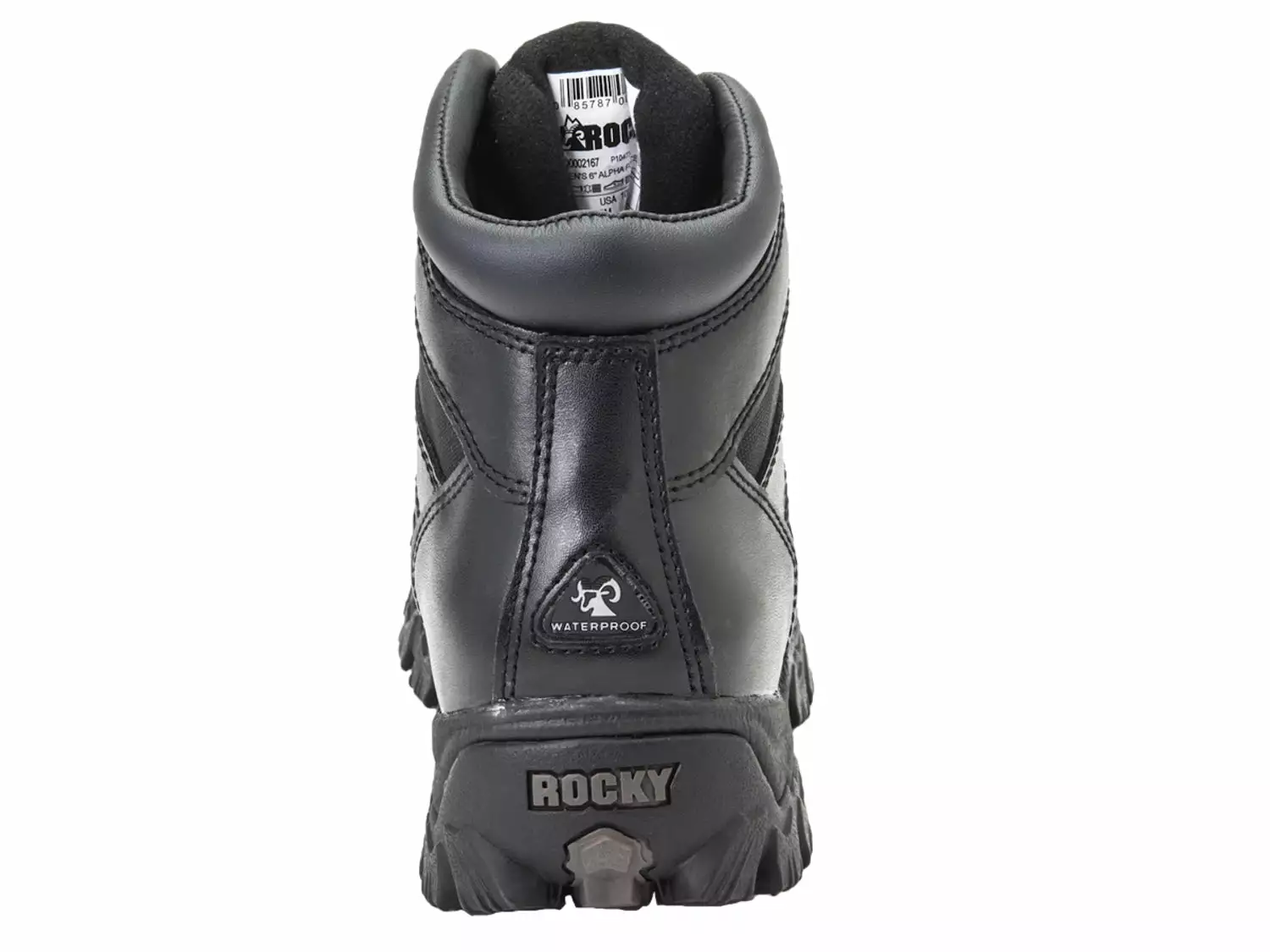 Rocky Boots Rocky Womens Black Leather Alpha Force WP Public Service Work Boots 14 Rocky Boots Rocky Womens Black Leather Alpha Force WP Public Service Work Boots - Image 12