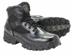 Rocky Boots Rocky Womens Black Leather Alpha Force WP Public Service Work Boots 39 Rocky Boots Rocky Womens Black Leather Alpha Force WP Public Service Work Boots -Boots Sales Shop FQ0002167 full pair
