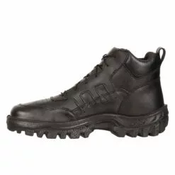 Rocky Boots Rocky TMC Mens Black Leather Work Postal-Approved Sport Chukka Boots -Boots Sales Shop FQ0005015 instep profile square