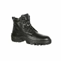 Rocky Boots Rocky Mens Black Leather TMC Public Service Work Boots