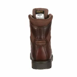 Georgia Homeland Mens Brown Leather Insulated Waterproof Work Boots -Boots Sales Shop G109 back square