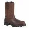 Georgia Homeland Mens Brown Leather Steel Toe W/P Welly Work Boots -Boots Sales Shop G111 square