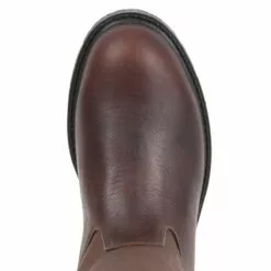 Georgia Homeland Mens Brown Leather Steel Toe W/P Welly Work Boots -Boots Sales Shop G111 birdseye square