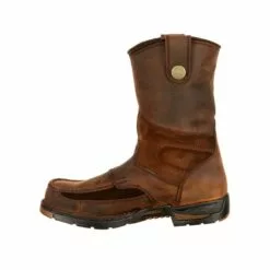 Georgia Mens Brown Leather Athens WP Wellington Work Boots -Boots Sales Shop G4403 instep profile square fa48b039 657b 4cab 9fb2 7d2596a22bcb