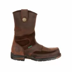 Georgia Mens Brown Leather Athens WP Wellington Work Boots -Boots Sales Shop G4403 profile square 0bf2ad89 e667 4c18 9acc 5b04041554aa