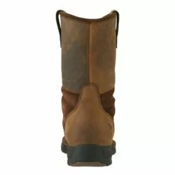 Georgia Mens Brown Leather Athens ST Wellington Work Boots -Boots Sales Shop G4603 BACK