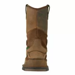 Georgia Mens Brown Leather Athens ST Wellington Work Boots -Boots Sales Shop G4603 FRONT square
