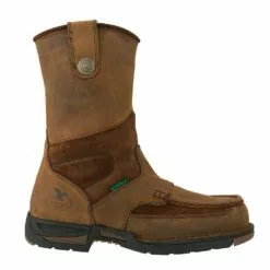 Georgia Mens Brown Leather Athens ST Wellington Work Boots -Boots Sales Shop G4603 PROFILE square
