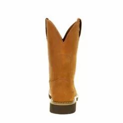 Georgia Mens Prairie Chestnut Leather Carbo-Tec Wellington Work Boots -Boots Sales Shop G5814 back square 05223132 ff2d 41a2 ab42 33e3a1c0e900