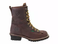Georgia Mens Chocolate Leather Waterproof EH Logger Boots -Boots Sales Shop G7113 profile 6870fcc6 2a33 4207 8ce2 0ce8e6171564