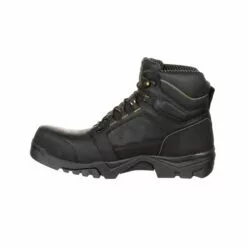 Georgia Mens Black Leather Amplitude WP CT Work Boots -Boots Sales Shop GB00130 instep profile