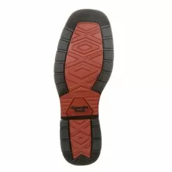 Georgia Mens Brown/Red Leather SPR WP CarboTec Work Boots -Boots Sales Shop GB00221 outsole